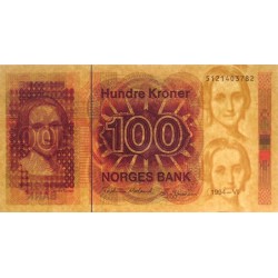 Norvège - Pick 43e - 100 kroner - Sans série - 1994 - Etat : SUP+
