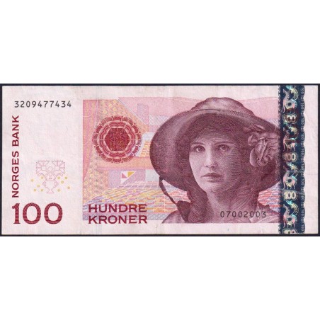 Norvège - Pick 49a - 100 kroner - Sans série - 2003 - Etat : TTB