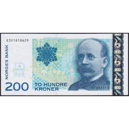 Norvège - Pick 50f - 200 kroner - Série E - 2013 - Etat : pr.NEUF