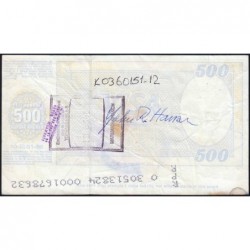Norvège - Chèque de voyage - Union Bank of Norway - 500 kroner - 1998 - Etat : TB