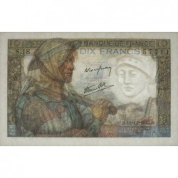 F 08-05 - 19/11/1942 - 10 francs - Mineur - Série S.18 - Etat : SPL