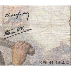 F 08-06 - 26/11/1942 - 10 francs - Mineur - Série O.23 - Etat : TB+