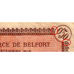 Belfort - Pirot 23-52b - 50 centimes - Série 47 - 21/12/1918 - Etat : TB