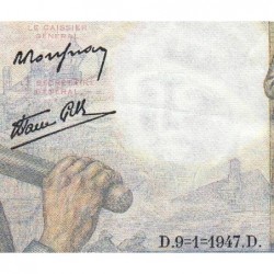 F 08-17 - 09/01/1947 - 10 francs - Mineur - Série D.130 - Etat : TTB+
