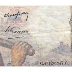 F 08-19 - 04/12/1947 - 10 francs - Mineur - Série H.153 - Etat : TB+