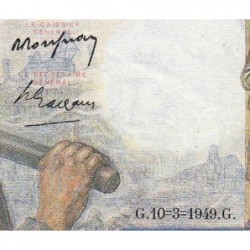 F 08-20 - 10/03/1949 - 10 francs - Mineur - Série M.169 - Etat : TB+