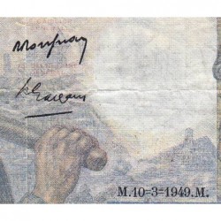 F 08-20 - 10/03/1949 - 10 francs - Mineur - Série D.174 - Etat : TB-