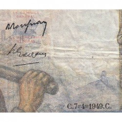 F 08-21 - 07/04/1949 - 10 francs - Mineur - Série F.185 - Etat : TB