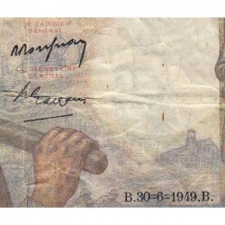 F 08-22 - 30/06/1949 - 10 francs - Mineur - Série L.196 - Etat : B-