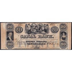 Etats Unis d'Amérique - Louisiane - New Orleans - 20 dollars - Lettre C - 10/02/1849 - Etat : pr.NEUF