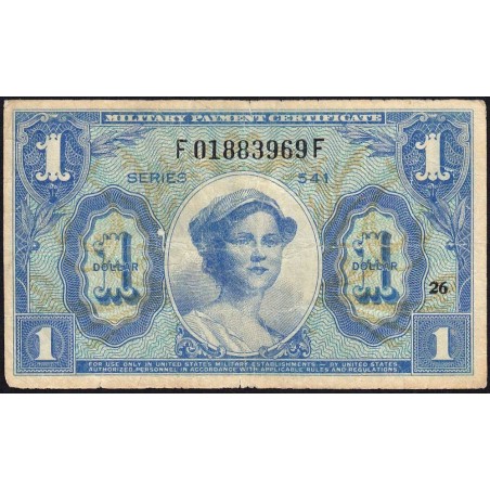 Etats Unis - Militaire - Pick M40 - 1 dollar - Séries 541 - 27/05/1958 - Etat : TB