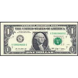 Etats Unis d'Amérique - Pick 530 - 1 dollar - Série G C - 2009 - Chicago - Etat : NEUF