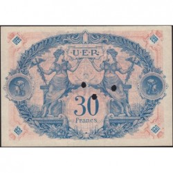 42 - Roanne - Union Economique Roannaise - 30 francs - Type C - (1925-1930) - Annulé - Etat : SUP