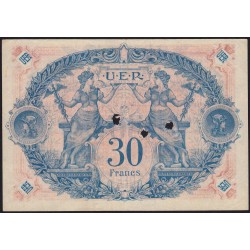 42 - Roanne - Union Economique Roannaise - 30 francs - Type C - (1925-1930) - Annulé - Etat : SUP