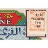 Algérie - Billet de loterie - 18e tranche - 1/10ème - 1941 - Etat : TTB+