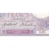 F 03-01 - 13/12/1917 - 5 francs - Violet - Série G.81 - Etat : SUP+