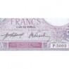 F 03-02a - 24/12/1918 - 5 francs - Violet - Série P.5003 - Etat : SUP+