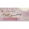 F 03-17 - 26/05/1933 - 5 francs - Violet - Série X.55403 - Etat : TB