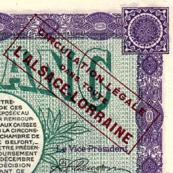 Belfort - Pirot 23-54 - 1 franc - Série 50 - 21/12/1918 - Etat : SUP+