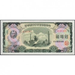 Corée du Nord - Pick 17 - 100 won - 1959 - Etat : pr.NEUF