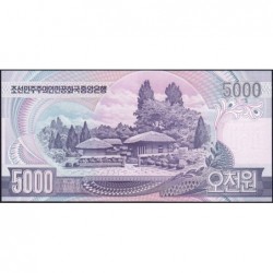 Corée du Nord - Pick 46c_1 - 5'000 won - Série ㅌㅇ - 2006 - Etat : NEUF