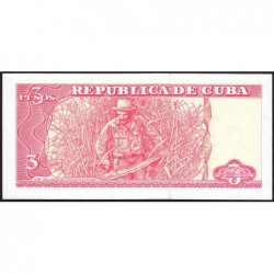 Cuba - Pick 127a - 3 pesos - Série FA-33 - 2004 - Etat : NEUF