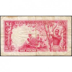 Nigéria - Pick 4a - 1 pound - Série W/10 - 15/09/1958 - Etat : TB