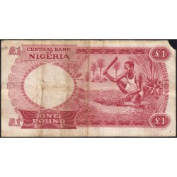 Nigéria - Pick 8 - 1 pound - Série A/1 - 1967 - Etat : TB-