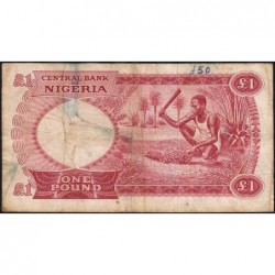 Nigéria - Pick 8 - 1 pound - Série A/12 - 1967 - Etat : TB-