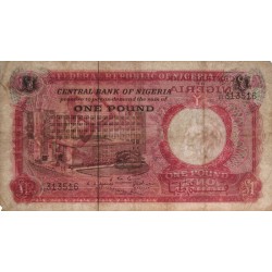 Nigéria - Pick 8 - 1 pound - Série A/88 - 1967 - Etat : TB