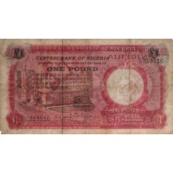 Nigéria - Pick 8 - 1 pound - Série A/88 - 1967 - Etat : TB