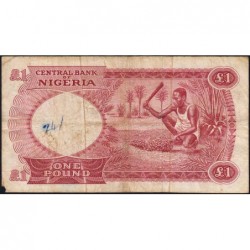 Nigéria - Pick 8 - 1 pound - Série B/54 - 1967 - Etat : TB+