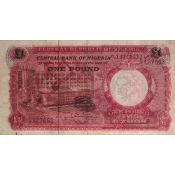 Nigéria - Pick 8 - 1 pound - Série B/87 - 1967 - Etat : TTB+