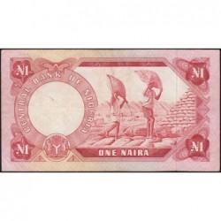 Nigéria - Pick 15a - 1 naira - Série DC/97 - 1973 - Etat : TTB