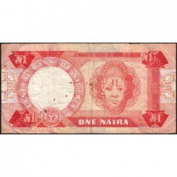 Nigéria - Pick 19a - 1 naira - Série D/27 - 1979 - Etat : TB