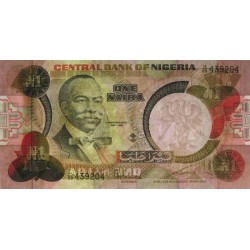 Nigéria - Pick 23a - 1 naira - Série H/69 - 1984 - Etat : NEUF