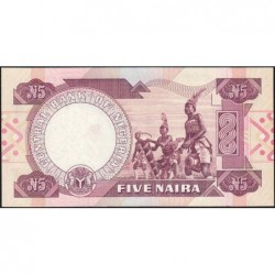 Nigéria - Pick 24f - 5 naira - Série D/8 - 1999 - Etat : NEUF