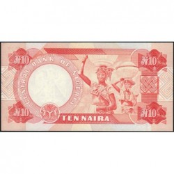Nigéria - Pick 25f_1 - 10 naira - Série G/87 - 2001 - Etat : NEUF