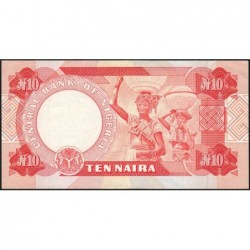 Nigéria - Pick 25f_2 - 10 naira - Série D/39 - 2002 - Etat : SUP