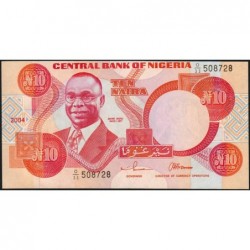 Nigéria - Pick 25g_2 - 10 naira - Série O/33 - 2004 - Etat : NEUF