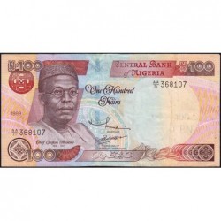 Nigéria - Pick 28a - 100 naira - Série AA/71 - 1999 - Etat : TTB-