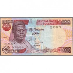 Nigéria - Pick 28b - 100 naira - Série AD/30 - 1999 - Etat : TTB