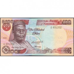 Nigéria - Pick 28e - 100 naira - Série I/96 - 2005 - Etat : NEUF