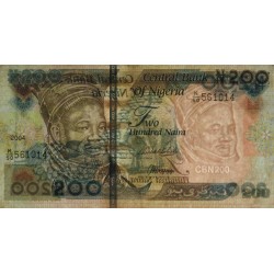 Nigéria - Pick 29c_1 - 200 naira - Série K/50 - 2004 - Etat : TTB