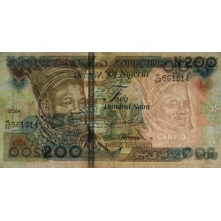 Nigéria - Pick 29c_1 - 200 naira - Série K/50 - 2004 - Etat : TTB