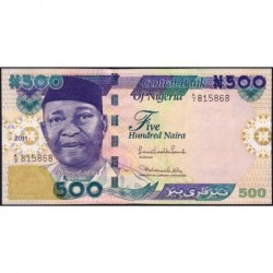 Nigéria - Pick 30g - 500 naira - Série K/3 - 2011 - Etat : NEUF