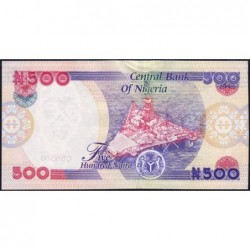 Nigéria - Pick 30q_1 - 500 naira - Série F/53 - 2018 - Etat : NEUF