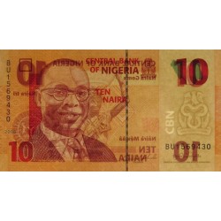 Nigéria - Pick 33a - 10 naira - Série BU - 2006 - Etat : NEUF