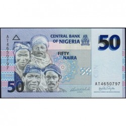 Nigéria - Pick 35a - 50 naira - Série AT - 2006 - Etat : NEUF