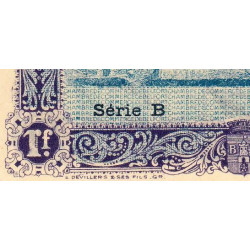 Belfort - Pirot 23-62 - 1 franc - Série B - 12/10/1921 - Etat : SPL